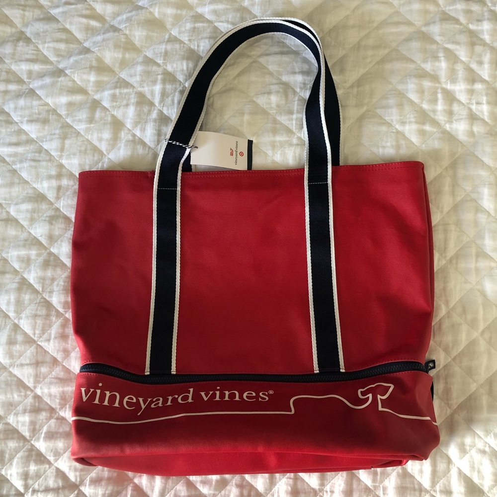 Vineyard Vines for Target X Tote & large Wrislet - NWT